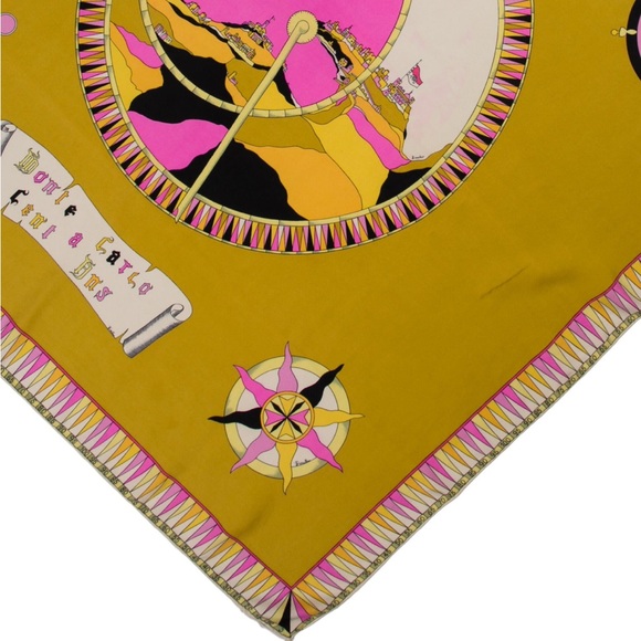 Vintage Emilio Pucci Silk Print Scarf - Picture 2 of 2